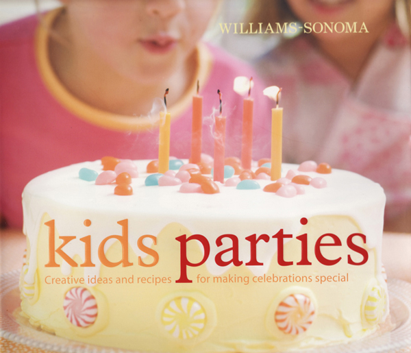 Williams Sonoma Kids Birthday Party Book Cover and Jelly Bean Birthday Cake 