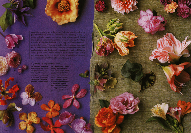 Martha Stewart Weddings Flower Glossary and Decoartion